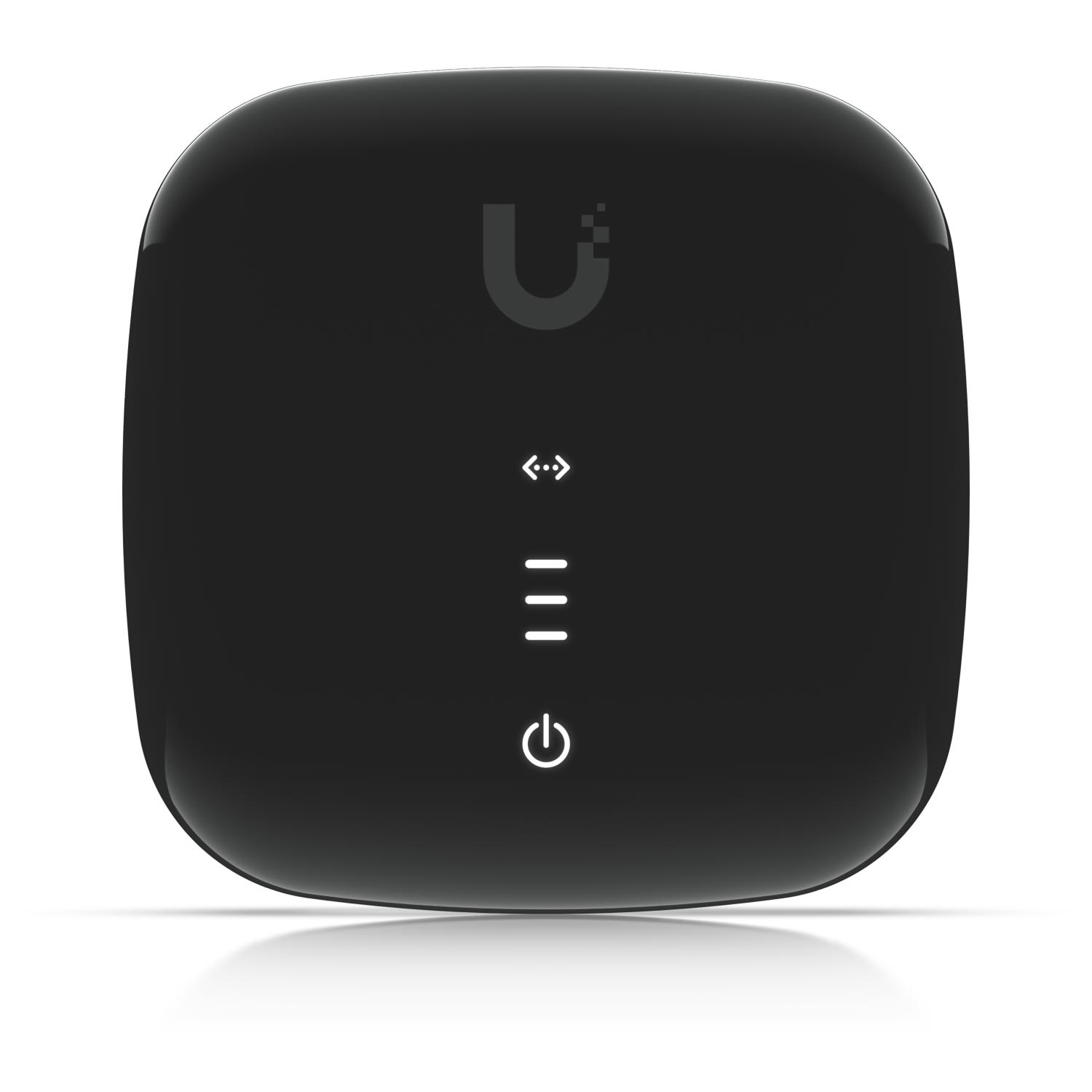 A large main feature product image of Ubiquiti UFiber Media Converter