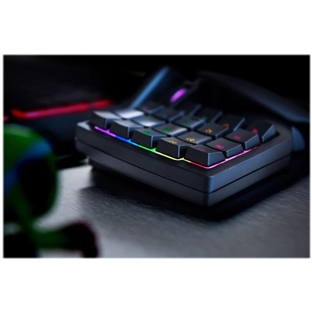 A large main feature product image of EX-DEMO Razer Tartarus Chroma V2 - USB Macro Gamepad (Mecha-Membrane Switch)
