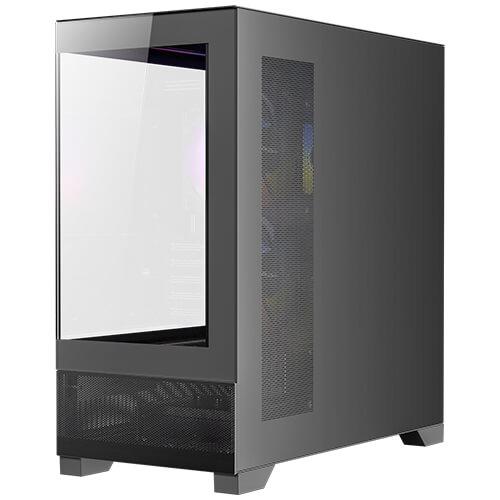 A large main feature product image of Antec CX500M ARGB - Tempered Glass Mid Tower Case (Black)