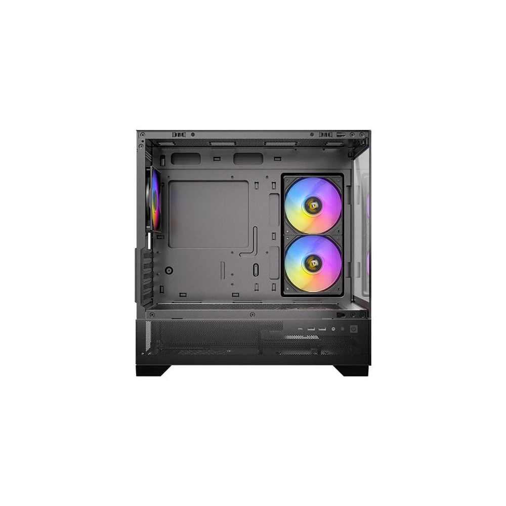 A large main feature product image of Antec CX500M ARGB - Tempered Glass Mid Tower Case (Black)