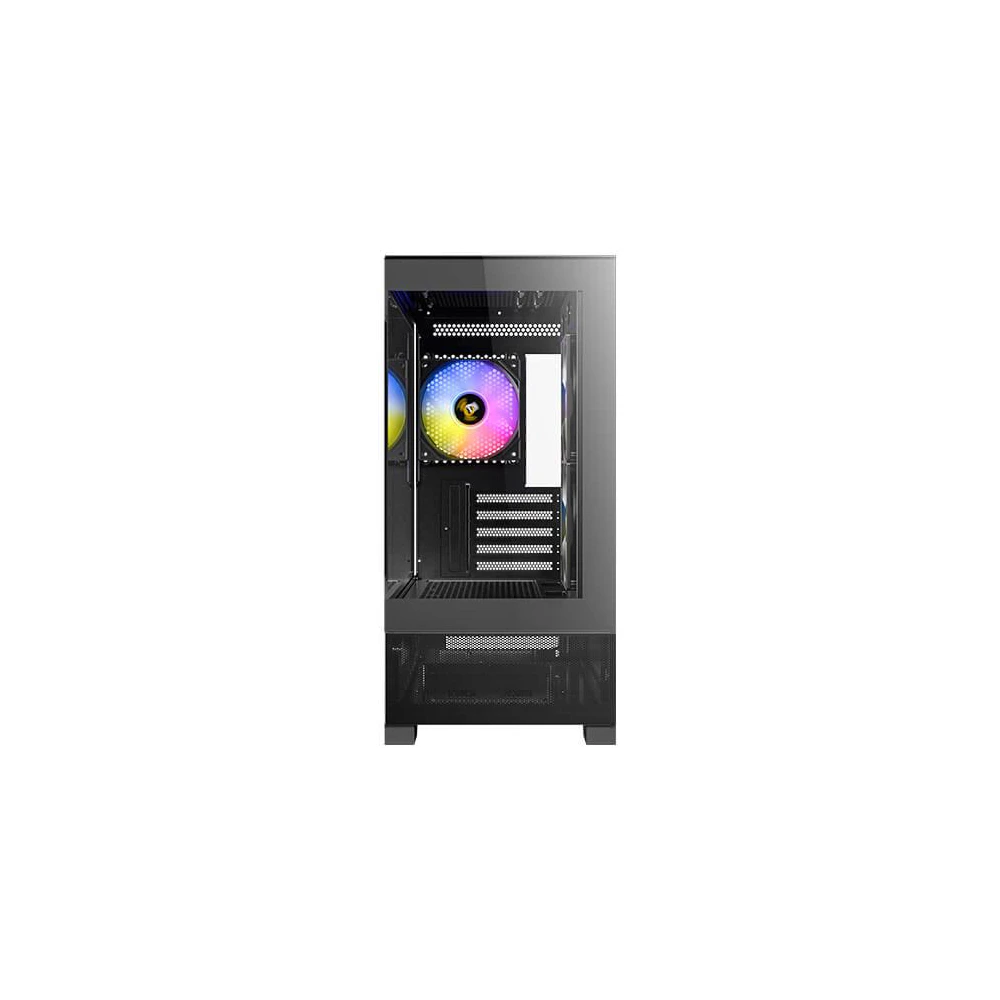 A large main feature product image of Antec CX500M ARGB - Tempered Glass Mid Tower Case (Black)
