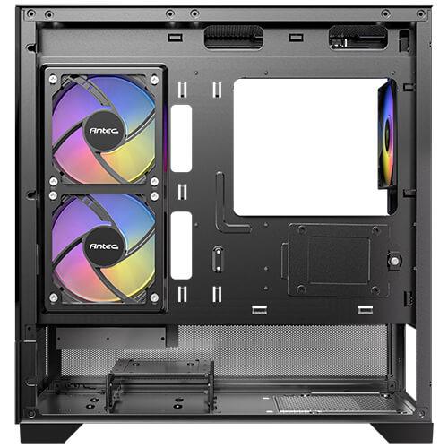 A large main feature product image of Antec CX500M ARGB - Tempered Glass Mid Tower Case (Black)