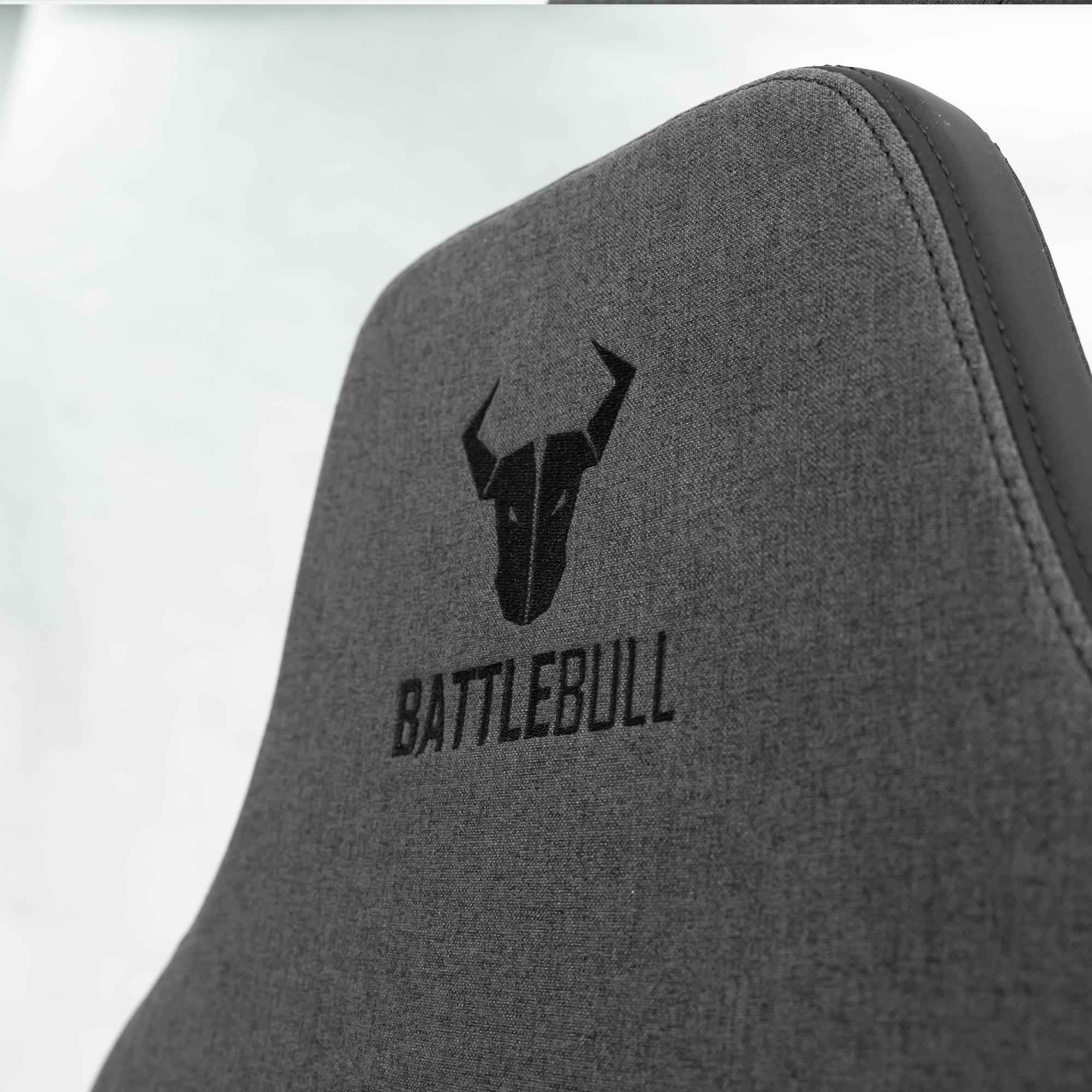 A large main feature product image of EX-DEMO BattleBull Crosshair XL Gaming Chair - Dark Grey Weave