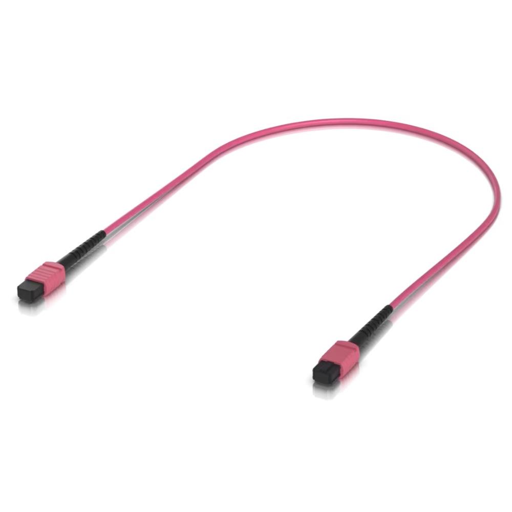 A large main feature product image of Ubiquiti UniFi OM4 MPO-12 UPC 100Gbps Multi-Mode Fiber Patch Cable (0.5m)