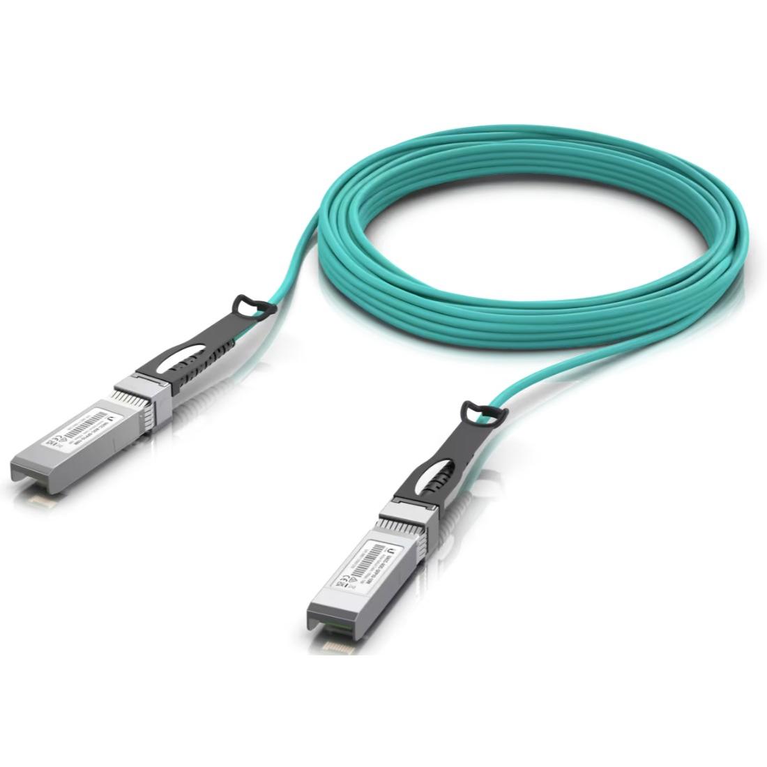 A large main feature product image of Ubiquiti UniFi Long-Range SFP+ 10Gbps Direct Attach Cable (10m)