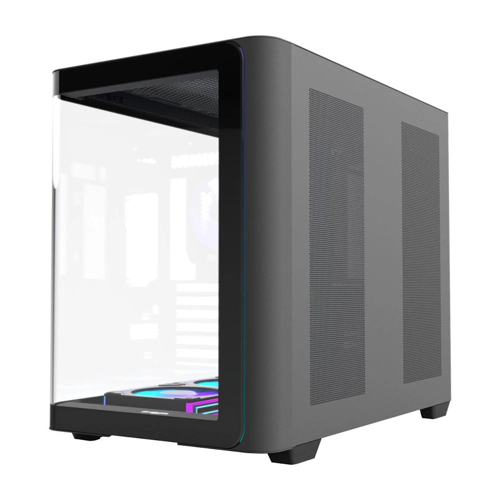 A large main feature product image of FSP M580 ZenFAN Edition - Mid Tower Dual-Chamber Case (Black)