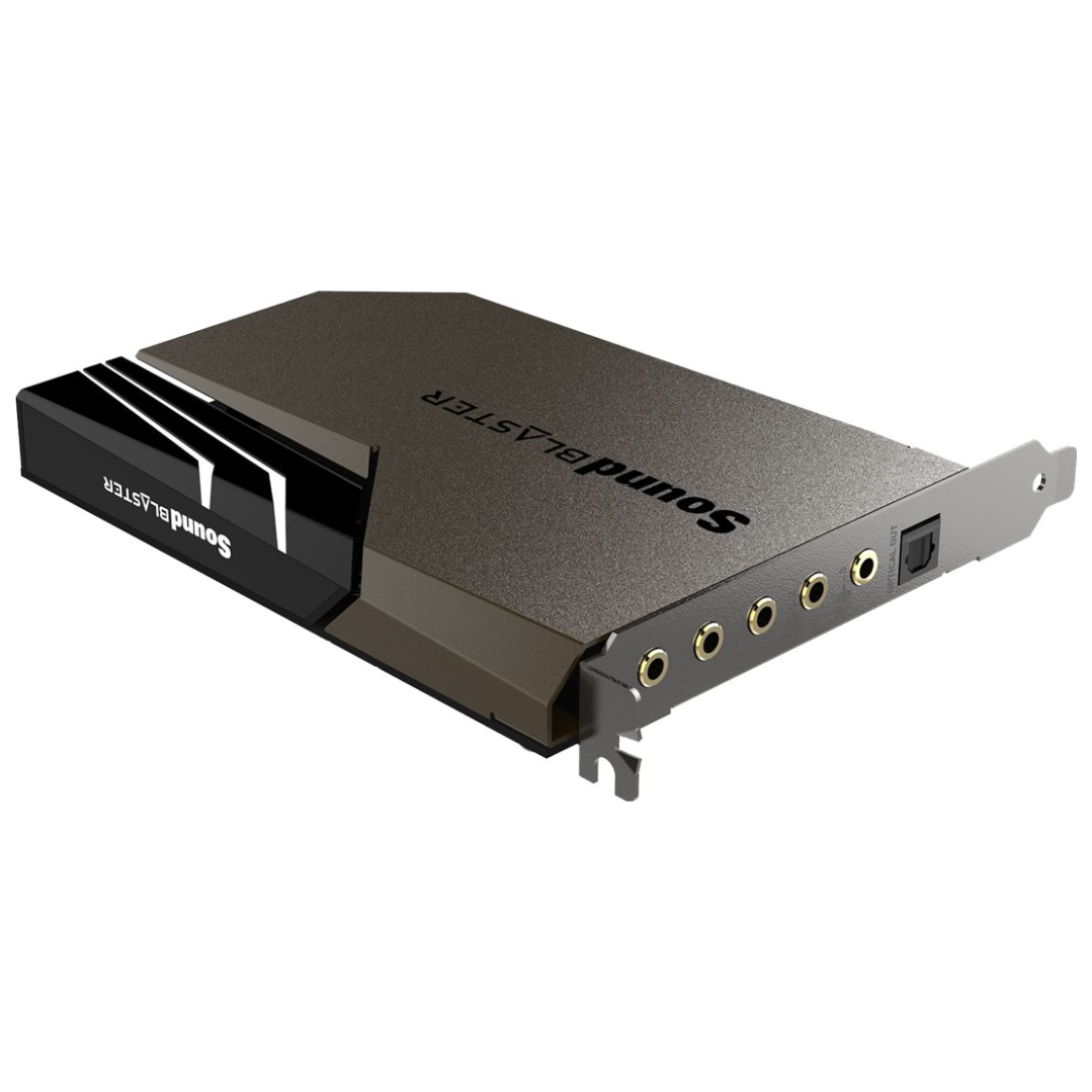 A large main feature product image of EX-DEMO Creative Sound Blaster AE-7 Hi-Res PCI-e Dac and Amp Sound Card 