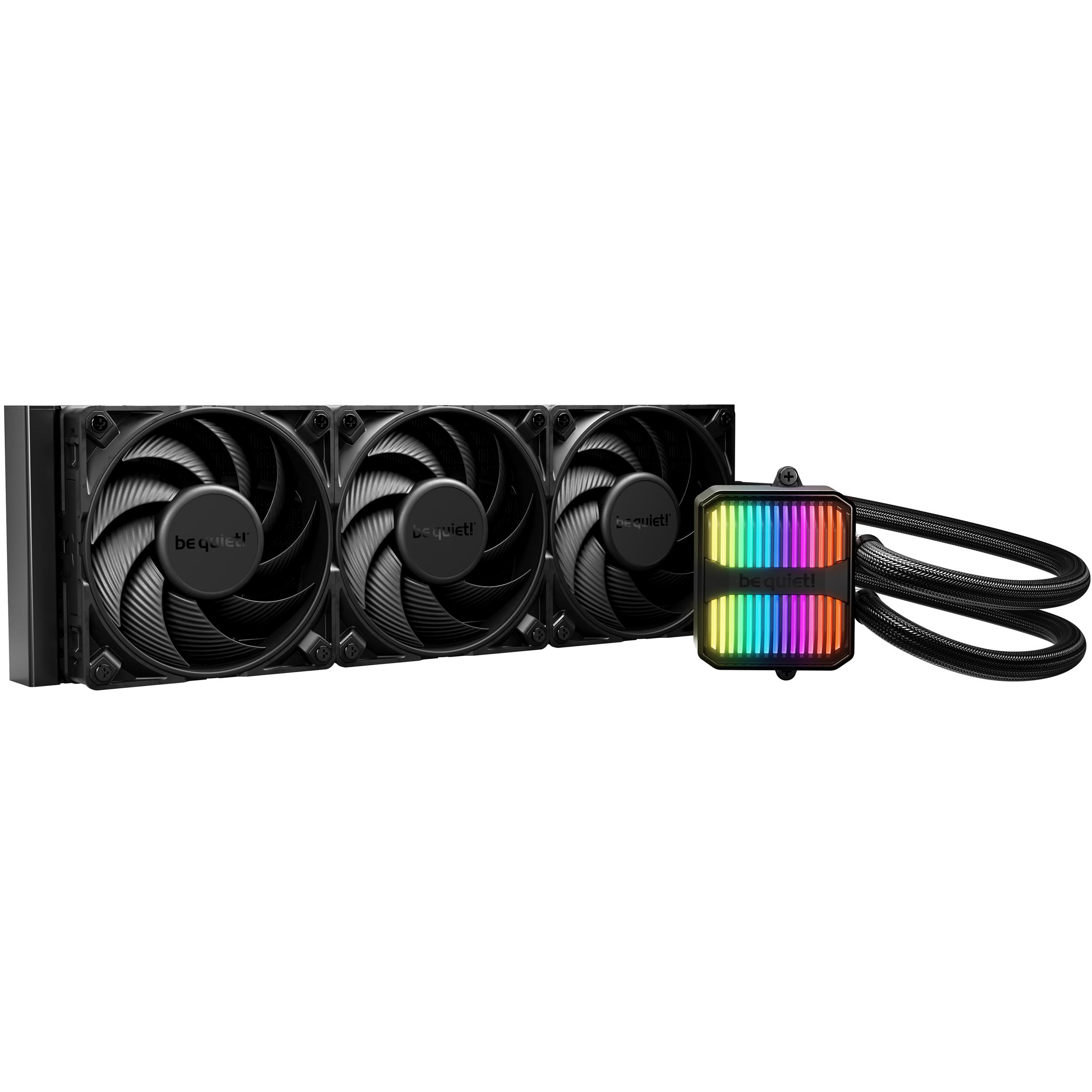 A large main feature product image of EX-DEMO be quiet! SILENT LOOP 3 360mm ARGB AIO Liquid CPU Cooler