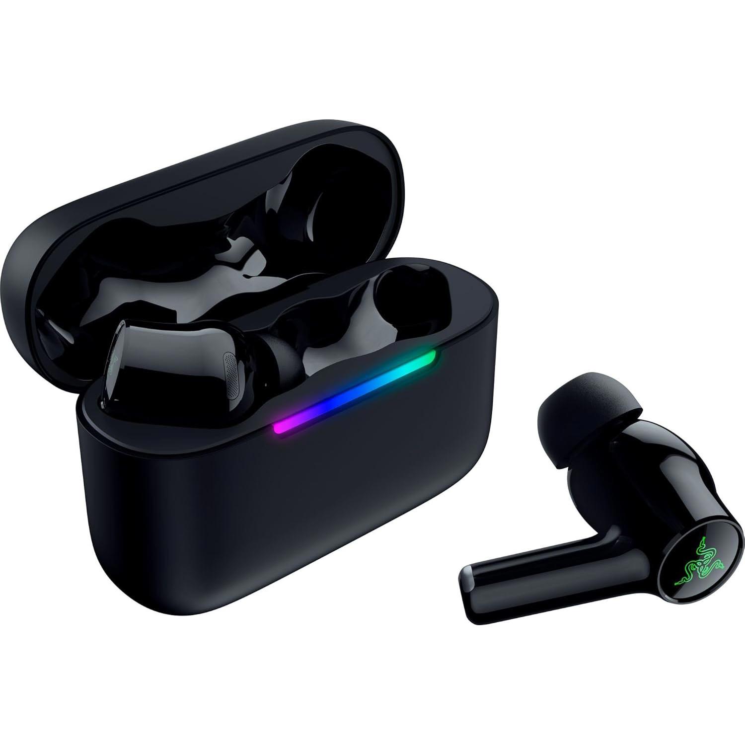 A large main feature product image of Razer Hammerhead V3 X HyperSpeed - Wireless Gaming Earbuds