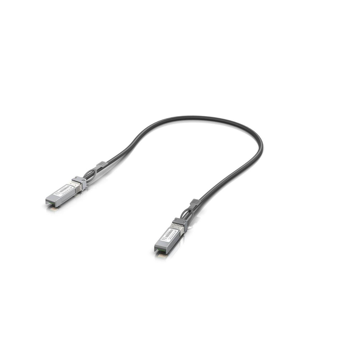 A large main feature product image of Ubiquiti UniFi SFP28 25Gbps Direct Attach Cable (0.5m)