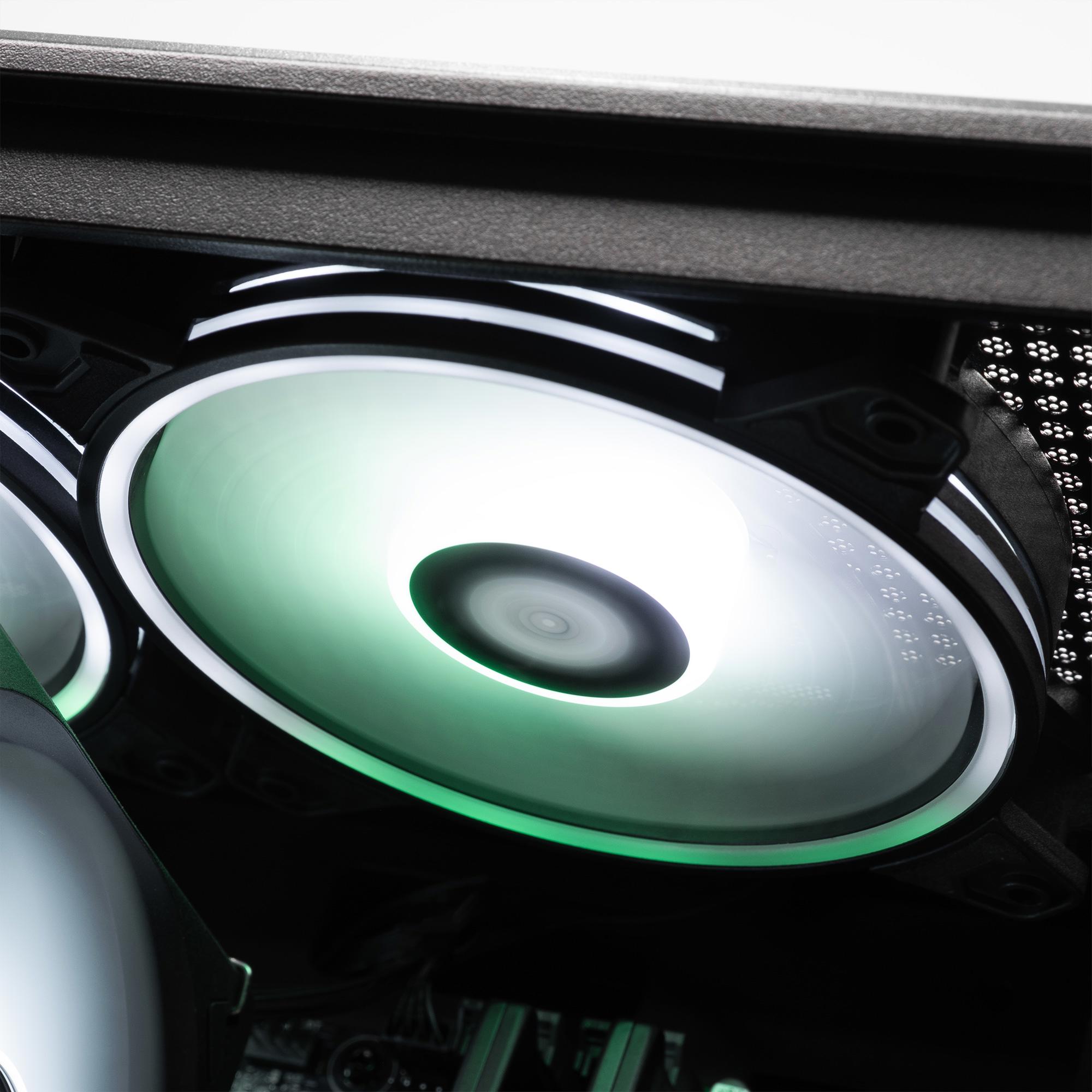 A large main feature product image of EX-DEMO PLE Cypher RX 7600 Prebuilt Ready To Go Gaming PC
