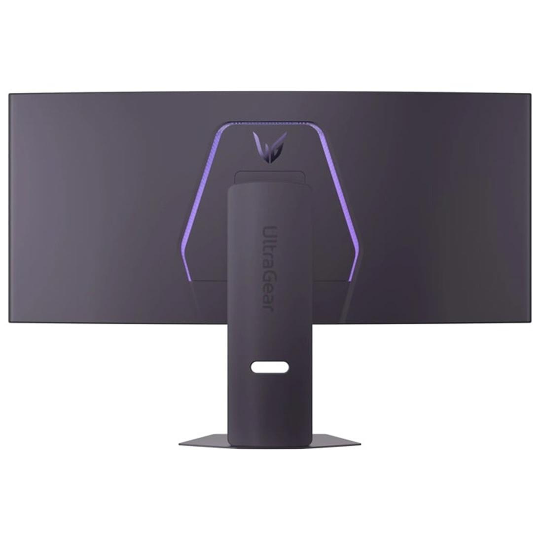 A large main feature product image of LG UltraGear EVO GX9 OLED 39GX950B-B - 39" Curved Ultrawide 4K 2160p 165Hz / 1080p 330Hz Dual-Mode 0.03ms Gaming Monitor
