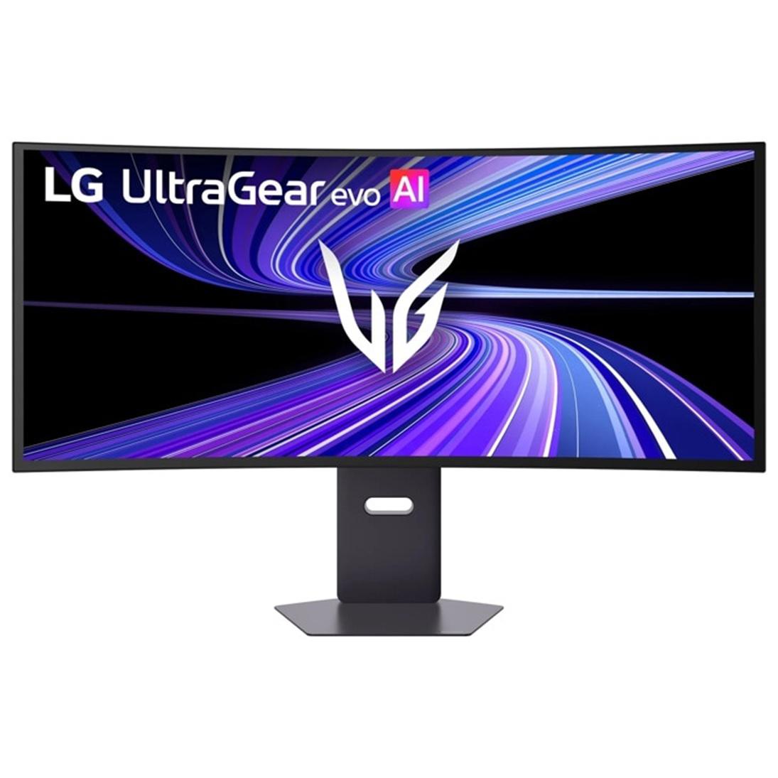 A large main feature product image of LG UltraGear EVO GX9 OLED 39GX950B-B - 39" Curved Ultrawide 4K 2160p 165Hz / 1080p 330Hz Dual-Mode 0.03ms Gaming Monitor