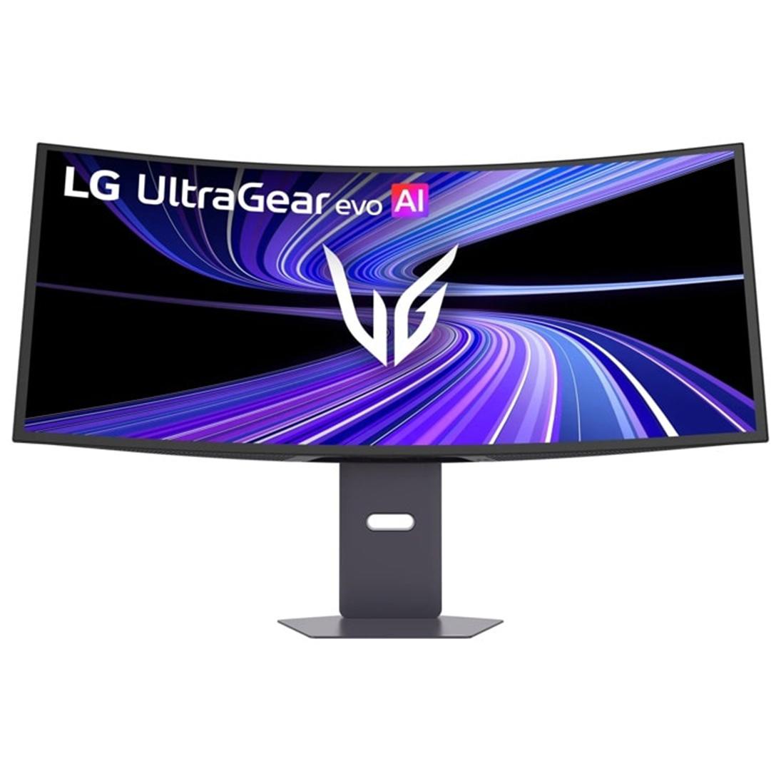 A large main feature product image of LG UltraGear EVO GX9 OLED 39GX950B-B - 39" Curved Ultrawide 4K 2160p 165Hz / 1080p 330Hz Dual-Mode 0.03ms Gaming Monitor