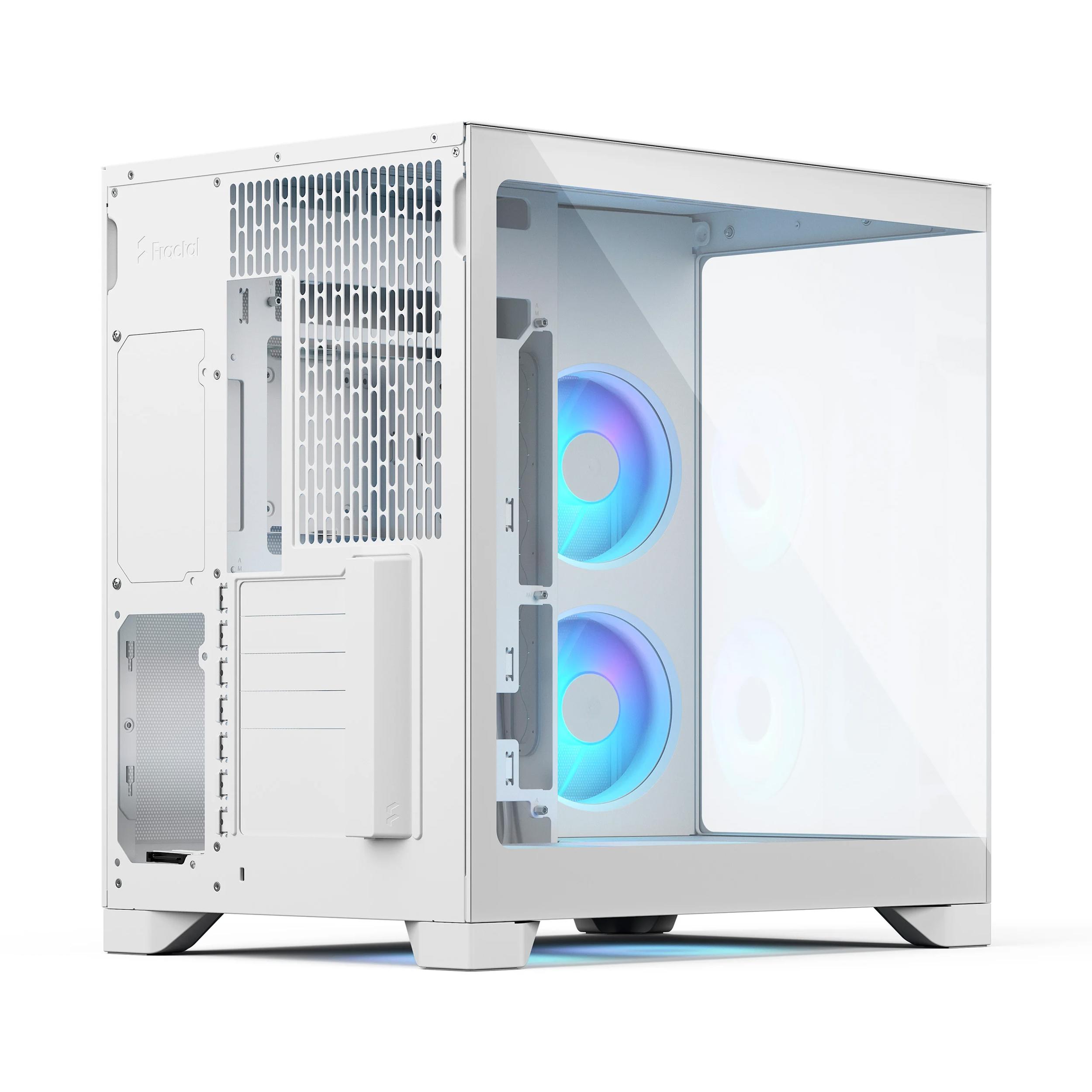 A large main feature product image of Fractal Design Pop 2 Vision RGB TG Mid Tower Case (White)