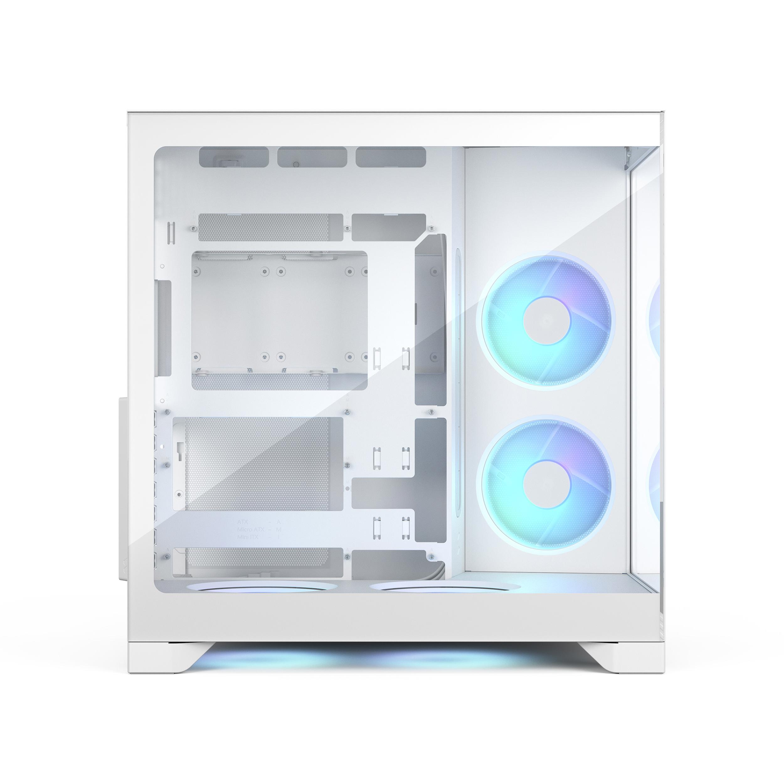 A large main feature product image of Fractal Design Pop 2 Vision RGB TG Mid Tower Case (White)