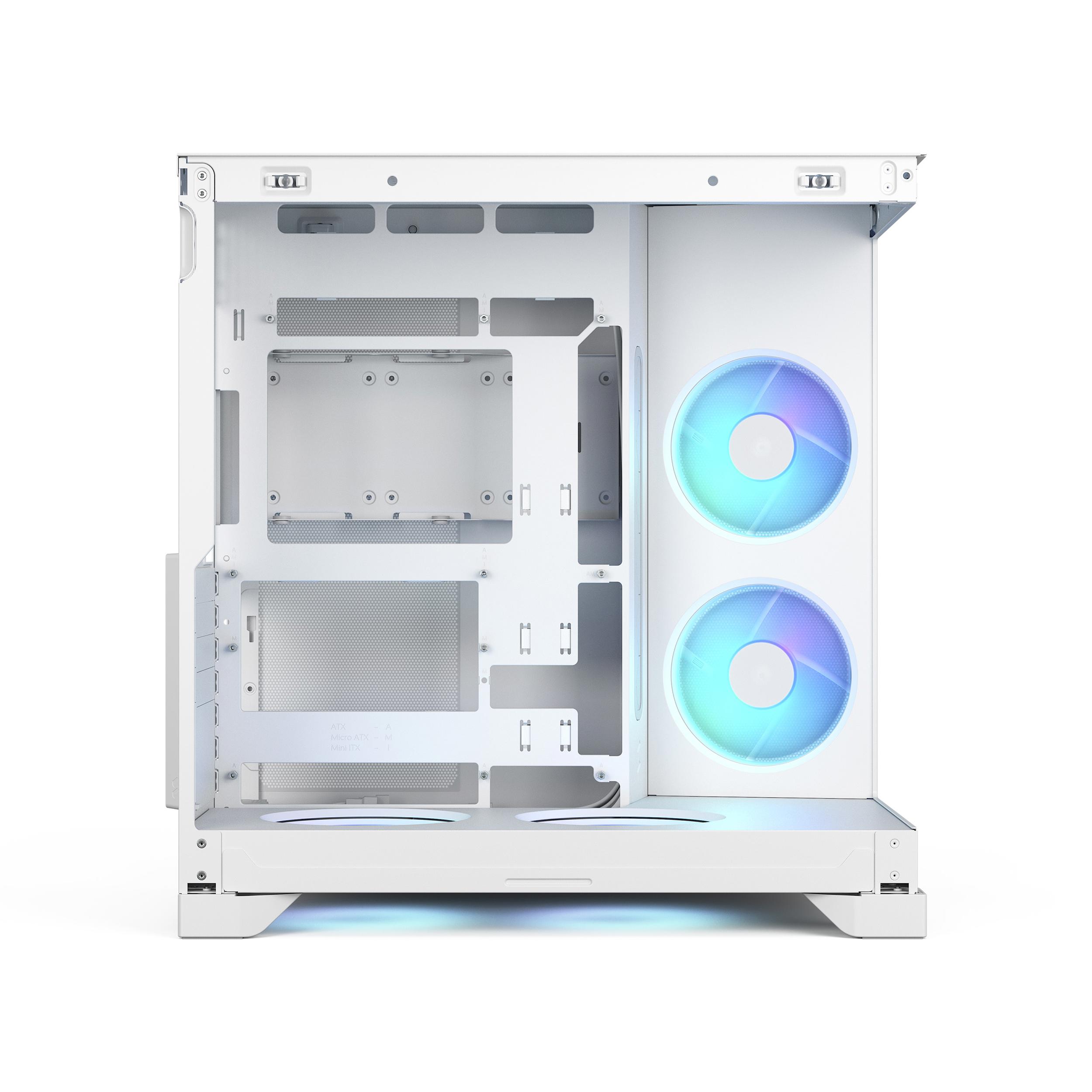 A large main feature product image of Fractal Design Pop 2 Vision RGB TG Mid Tower Case (White)