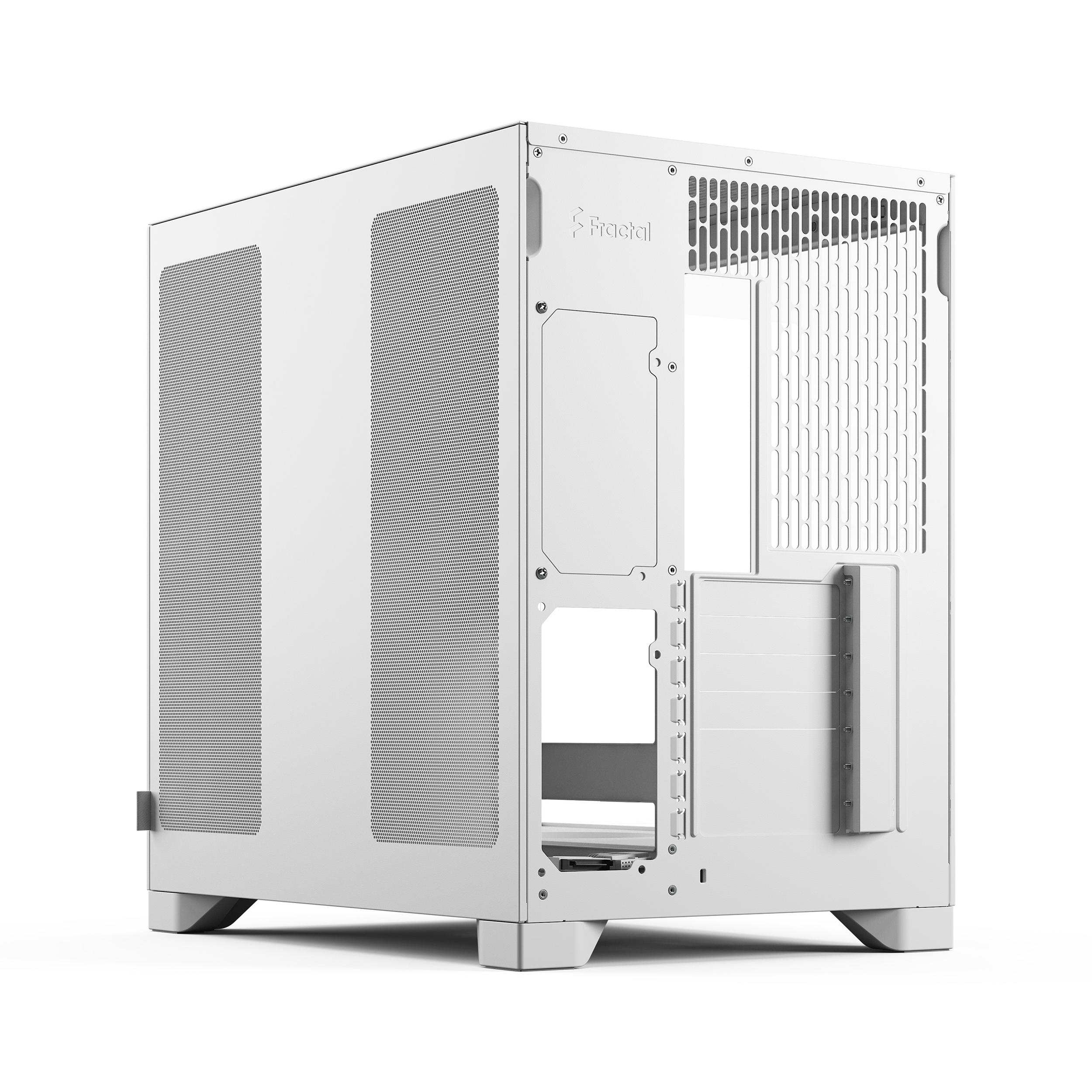 A large main feature product image of Fractal Design Pop 2 Vision RGB TG Mid Tower Case (White)
