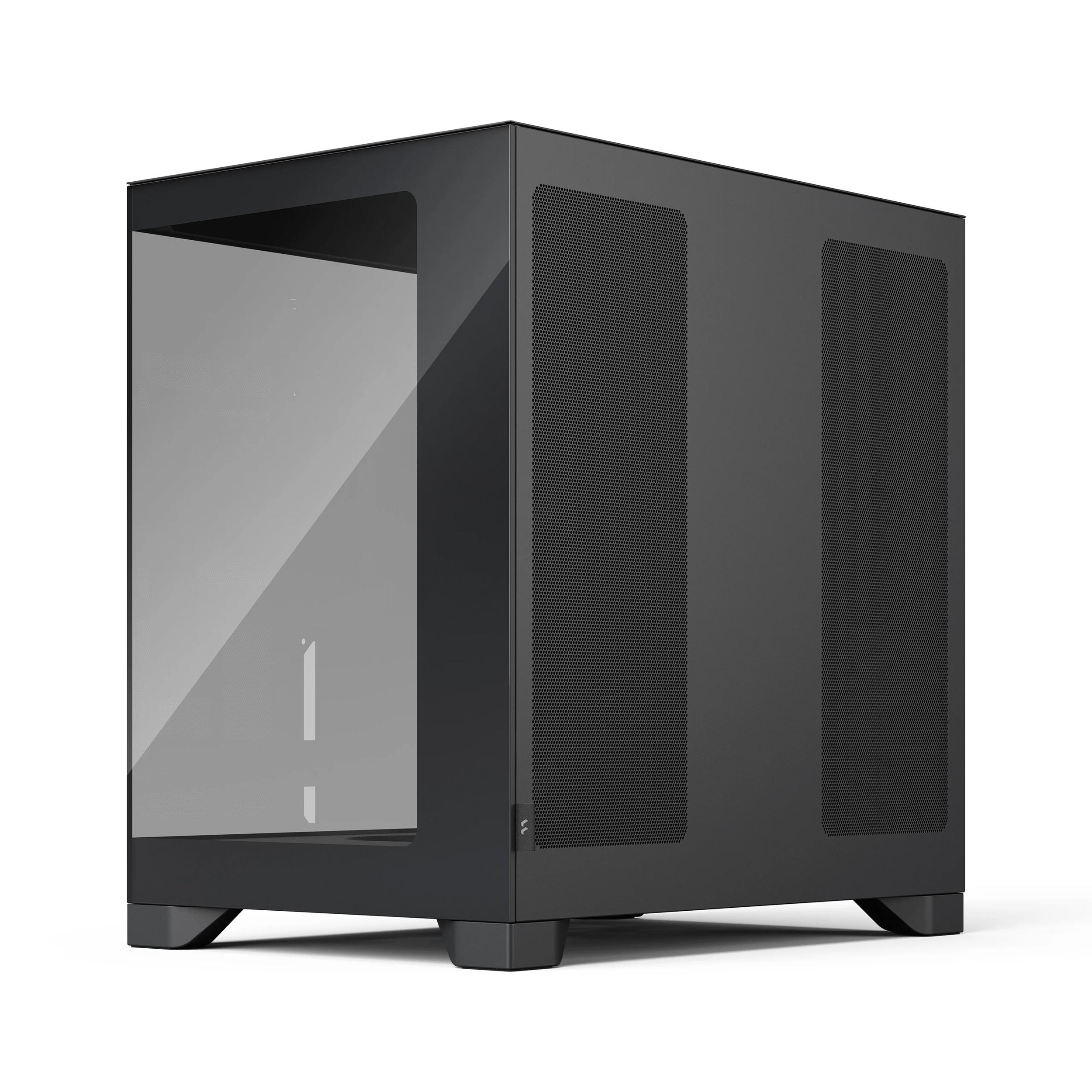 A large main feature product image of Fractal Design Pop 2 Vision RGB TG Mid Tower Case (Black)