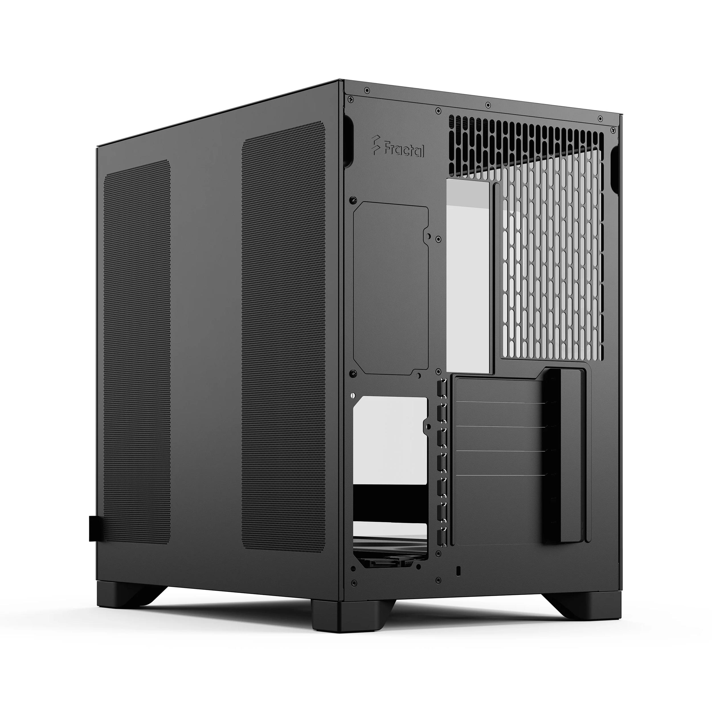 A large main feature product image of Fractal Design Pop 2 Vision RGB TG Mid Tower Case (Black)