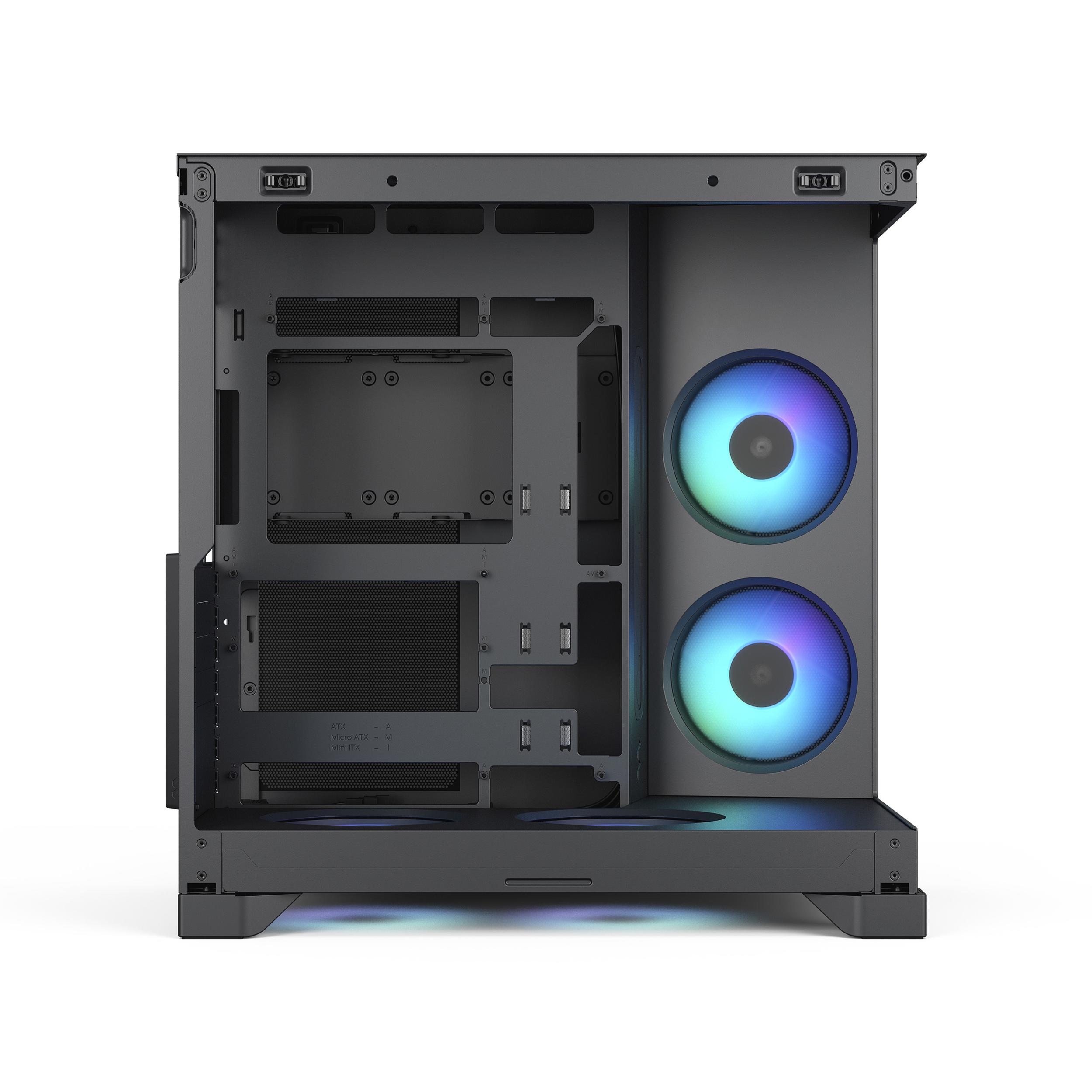A large main feature product image of Fractal Design Pop 2 Vision RGB TG Mid Tower Case (Black)