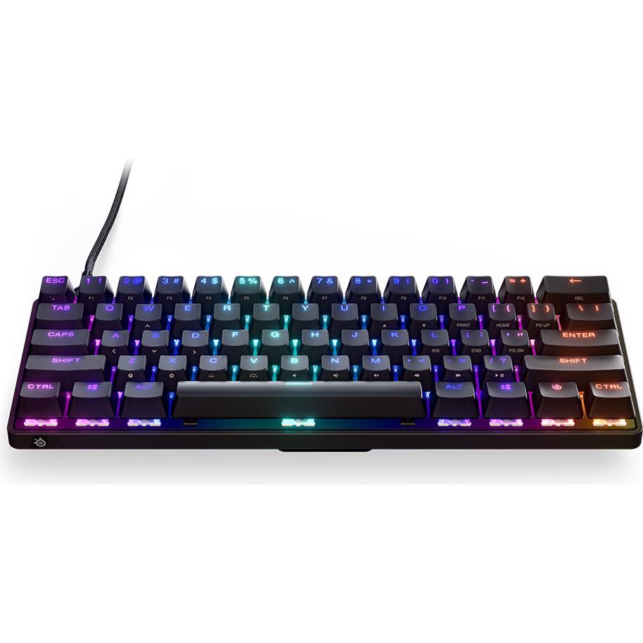 A large main feature product image of EX-DEMO SteelSeries Apex 9 Mini - Gaming Keyboard (OptiPoint Switch)