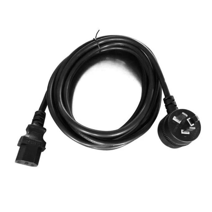 A large main feature product image of 8Ware IEC C13 AU Power Cable with Piggyback - 3m