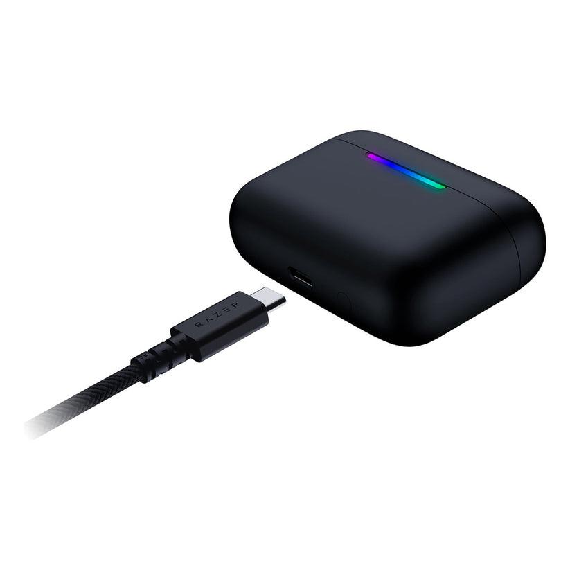 A large main feature product image of Razer Hammerhead V3 HyperSpeed - Wireless Gaming Earbuds