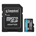 A product image of Kingston Canvas Go! Plus microSDXC U3 V30 A2 UHS-I microSD Card - 64GB