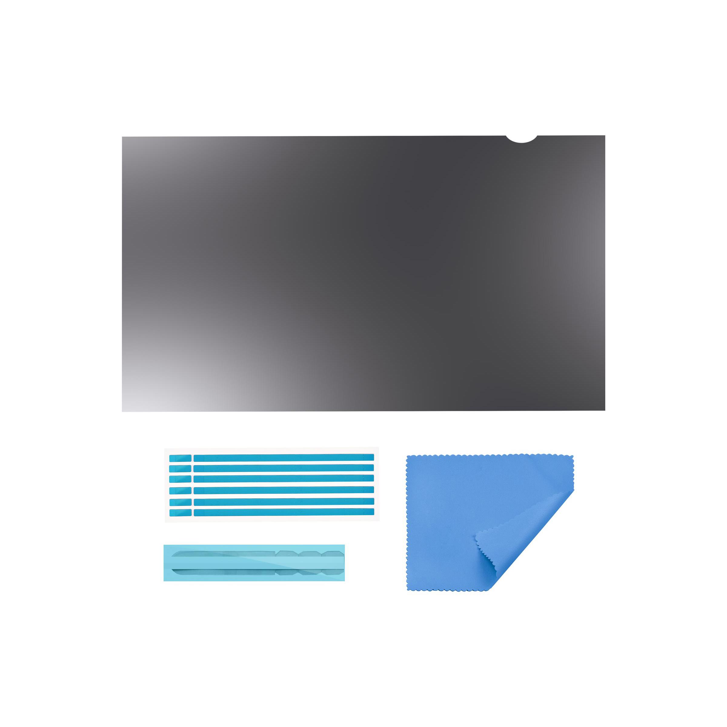 A large main feature product image of Startech Monitor Privacy Screen for 27 inch PC Display - Computer Screen Security Filter - Blue Light Reducing Screen Protector Film - 16:9 WideScreen - Matte/Glossy - +/-30 Degree (PRIVSCNMON27)