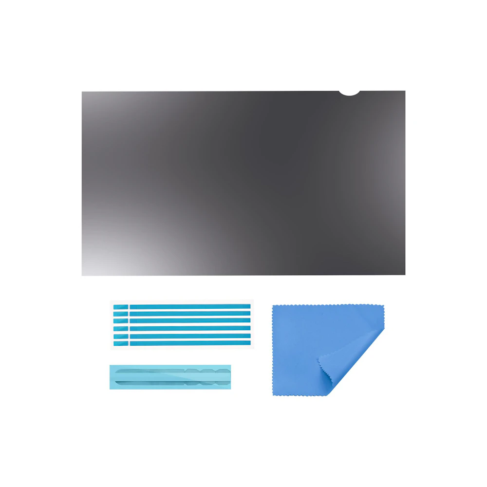 A large main feature product image of Startech Monitor Privacy Screen for 27 inch PC Display - Computer Screen Security Filter - Blue Light Reducing Screen Protector Film - 16:9 WideScreen - Matte/Glossy - +/-30 Degree (PRIVSCNMON27)