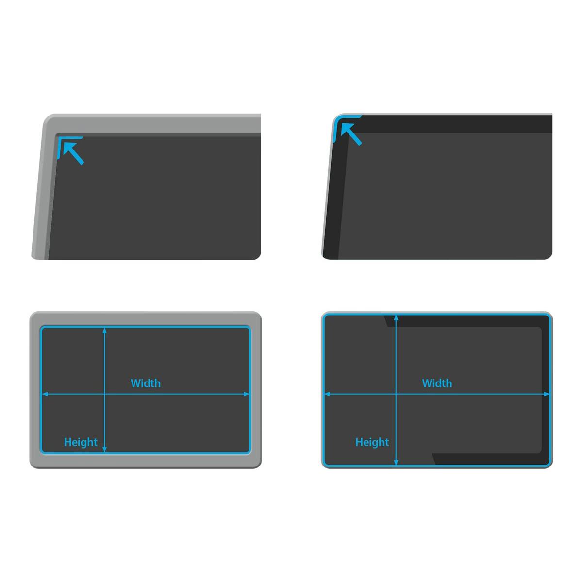 A large main feature product image of Startech Monitor Privacy Screen for 27 inch PC Display - Computer Screen Security Filter - Blue Light Reducing Screen Protector Film - 16:9 WideScreen - Matte/Glossy - +/-30 Degree (PRIVSCNMON27)
