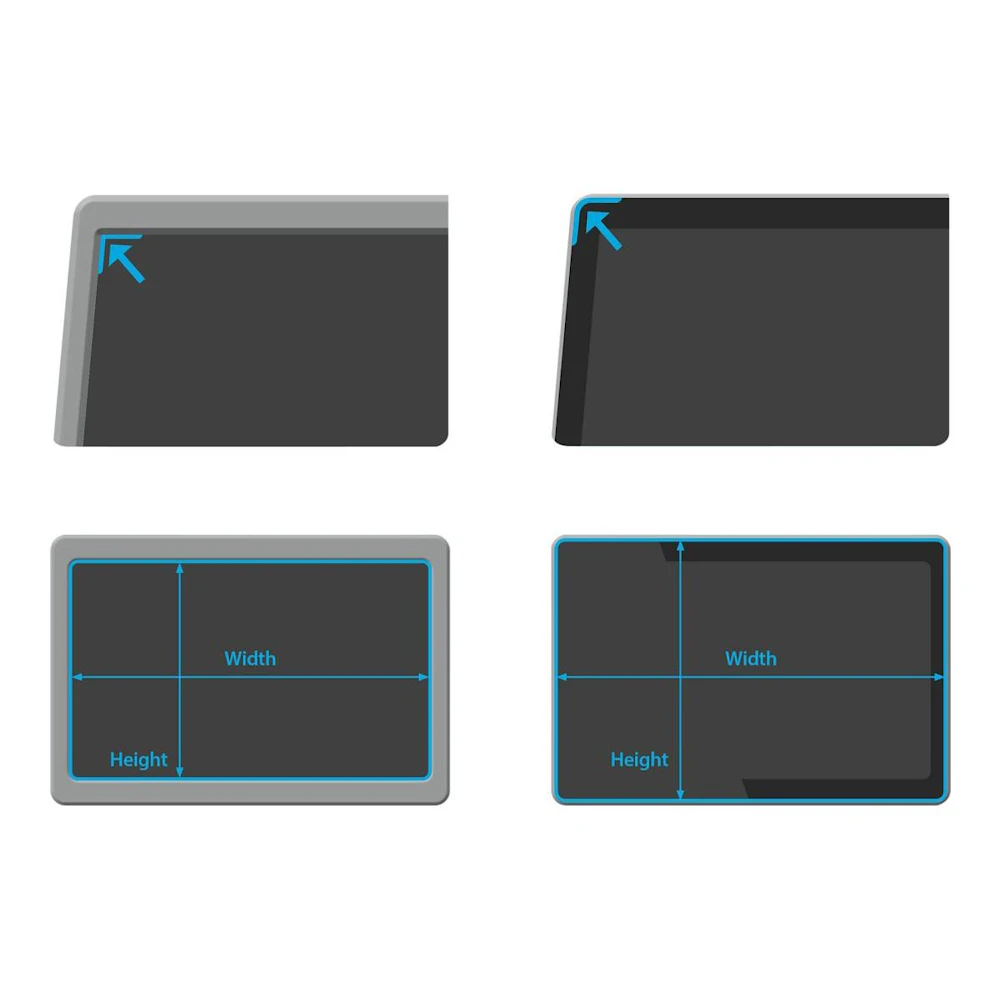 A large main feature product image of Startech Monitor Privacy Screen for 27 inch PC Display - Computer Screen Security Filter - Blue Light Reducing Screen Protector Film - 16:9 WideScreen - Matte/Glossy - +/-30 Degree (PRIVSCNMON27)