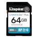 A product image of Kingston Canvas Go! Plus SDXC U3 V30 UHS-I SD Card - 64GB