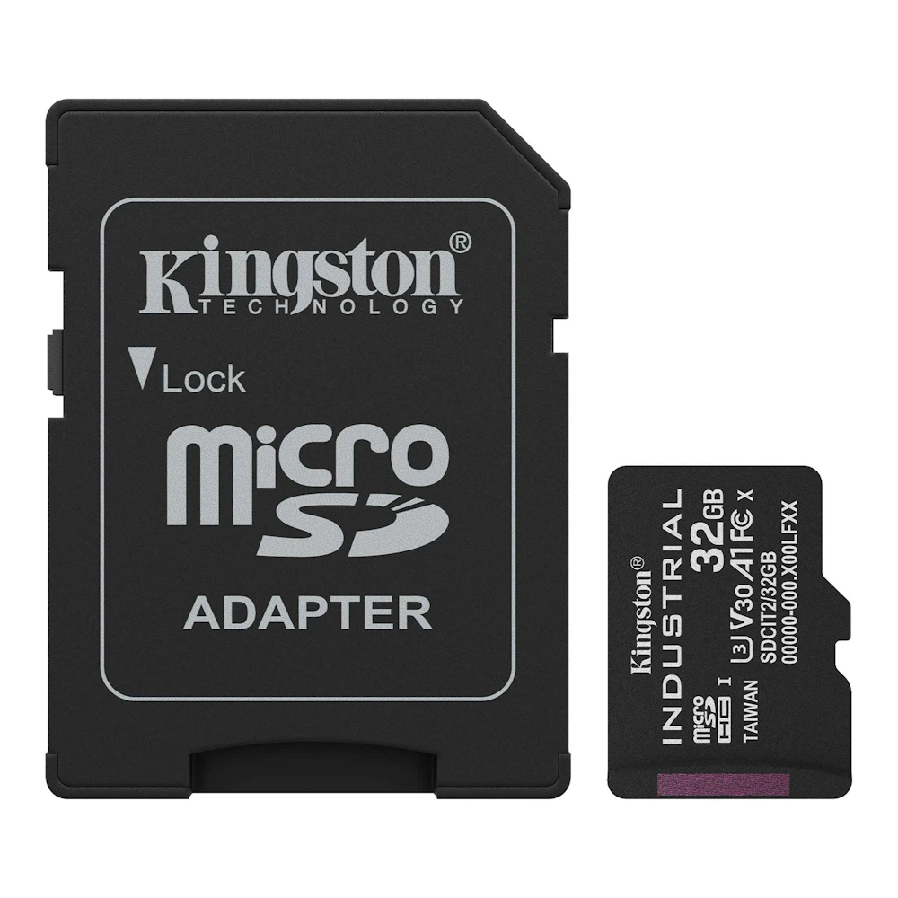 Kingston Industrial microSDHC U3 V30 A1 UHS-I SD Card - 32GB