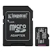 A product image of Kingston Industrial microSDHC U3 V30 A1 UHS-I SD Card - 8GB