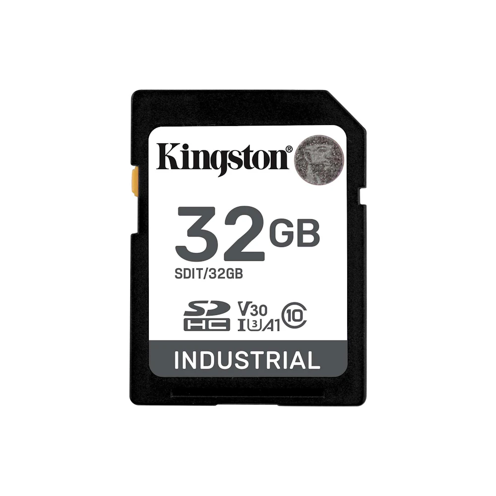 Kingston Industrial SDHC U3 V30 A1 UHS-I SD Card - 32GB