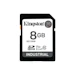 A product image of Kingston Industrial SDHC U3 V30 A1 UHS-I SD Card - 8GB