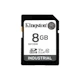 A small tile product image of Kingston Industrial SDHC U3 V30 A1 UHS-I SD Card - 8GB