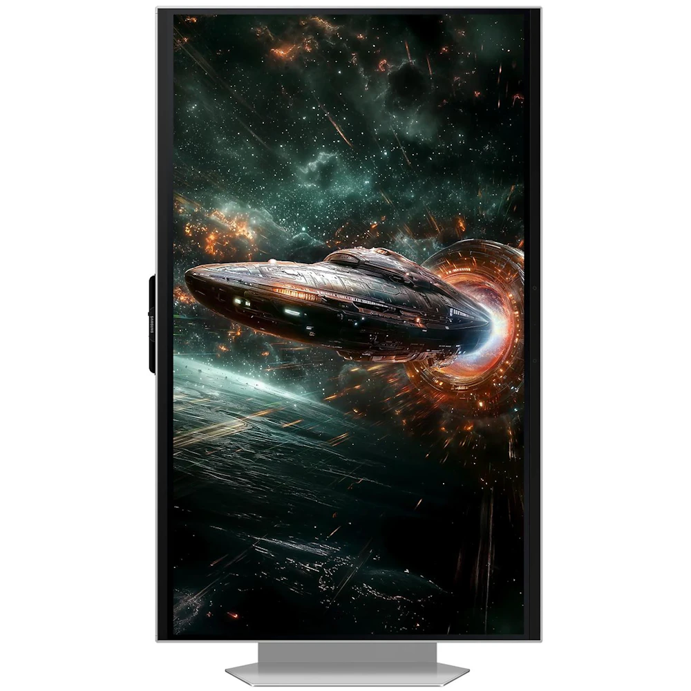 A large main feature product image of EX-DEMO Samsung Odyssey 3D G90XF - 27" 4K 2160p 165Hz IPS Gaming Monitor