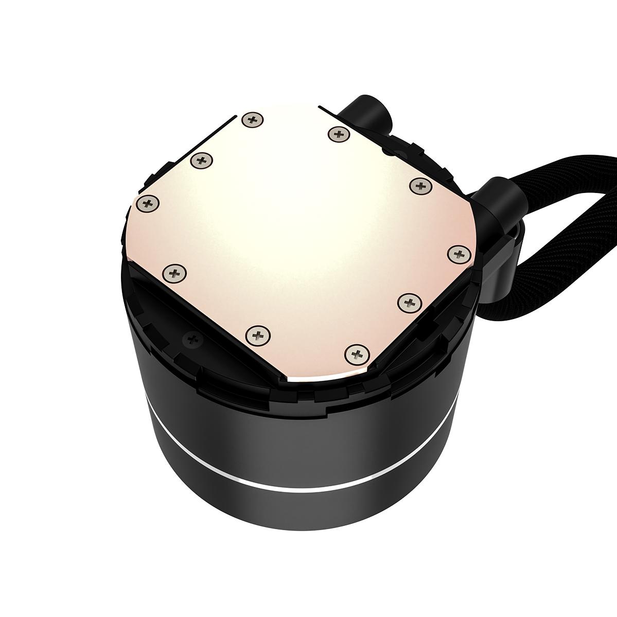 A large main feature product image of EX-DEMO ID-COOLING ZoomFlow 360 XT V2 360mm ARGB AIO Liquid CPU Cooling Radiator & Pump (Black)