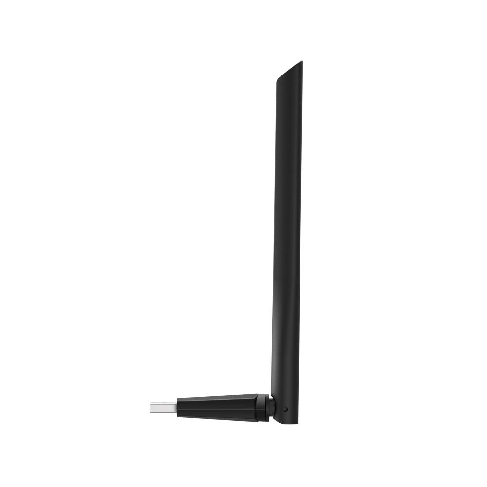 A large main feature product image of TP-Link Archer TBE400U Plus - BE6500 Tri-Band Wi-Fi 7 High Gain Wireless USB Adapter