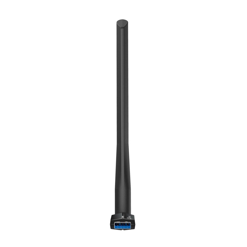 A large main feature product image of TP-Link Archer TBE400U Plus - BE6500 Tri-Band Wi-Fi 7 High Gain Wireless USB Adapter
