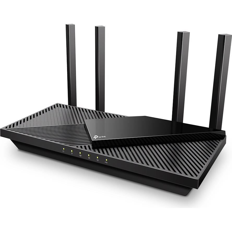 A large main feature product image of EX-DEMO TP-Link Archer AX55 Pro - AX3000 Wi-Fi 6 Router with 2.5GbE