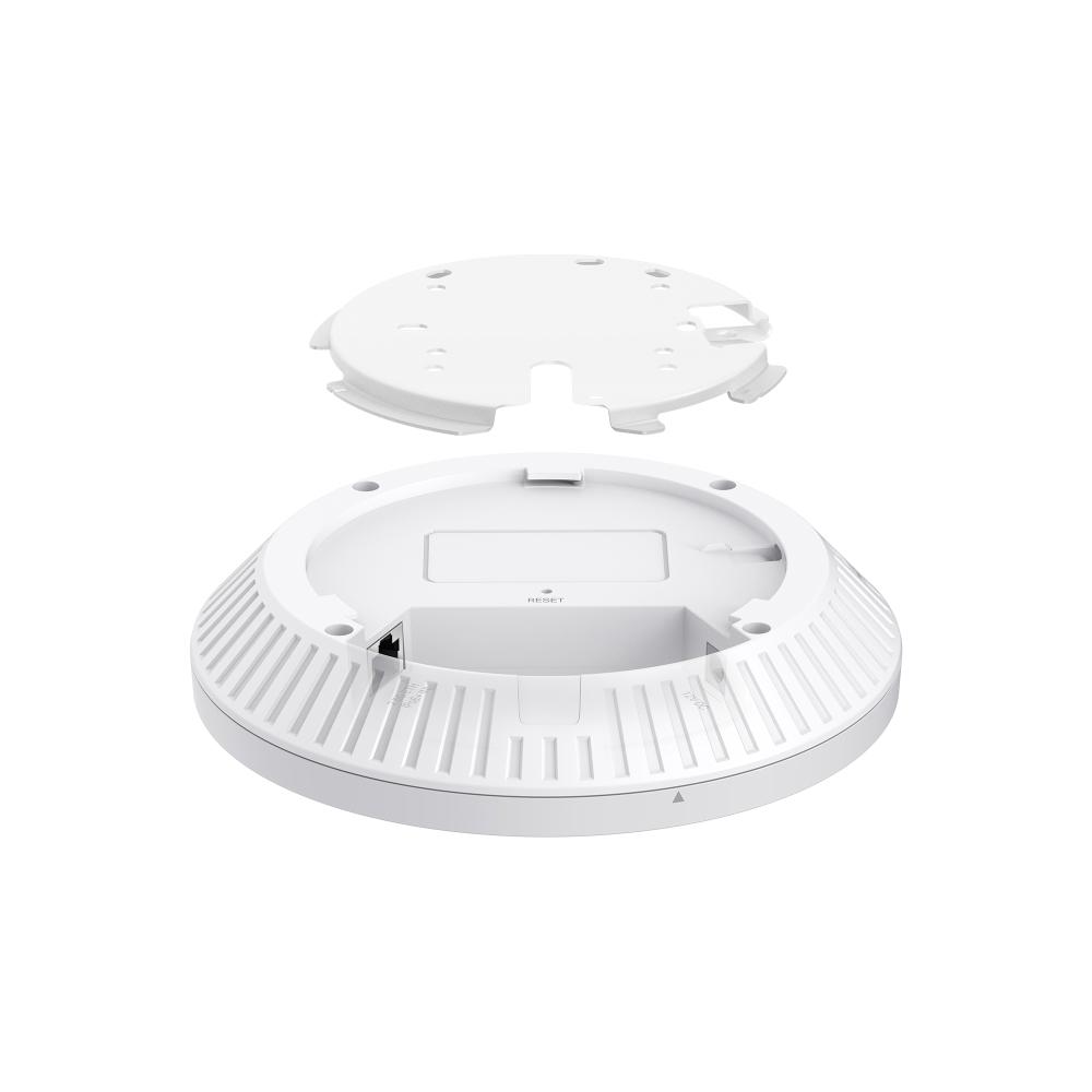 A large main feature product image of TP-Link Omada EAP727 - BE5000 Ceiling Mount Wi-Fi 7 Access Point