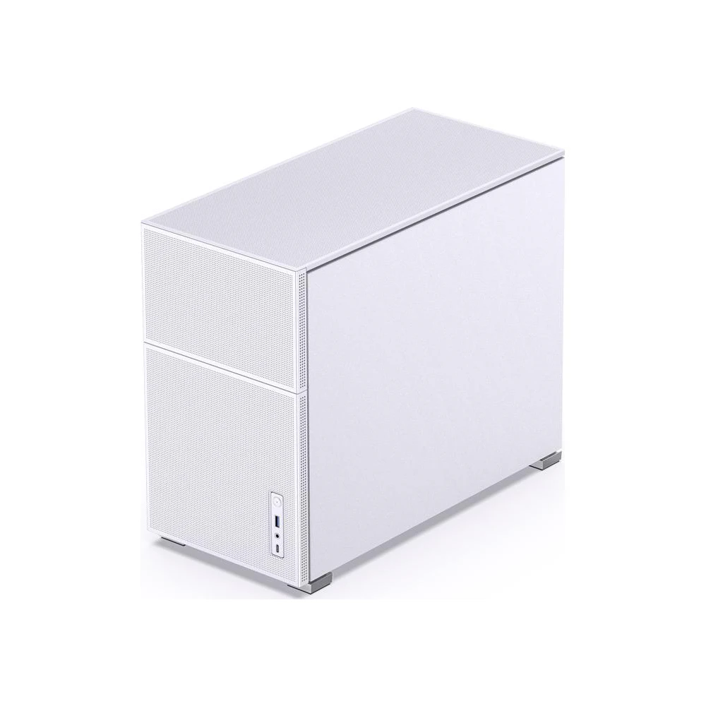 A large main feature product image of EX-DEMO Jonsbo D31 MESH 31.3L Compact mATX Case (White)