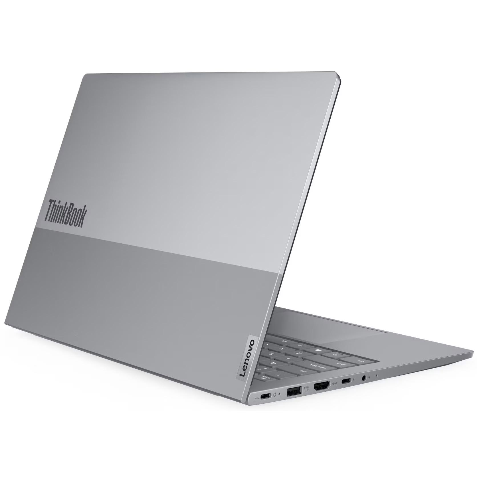 A large main feature product image of Lenovo ThinkBook 14 G9 (21UY) - 14" Core 5 210H, 16GB/512GB - Win 11 Pro Notebook