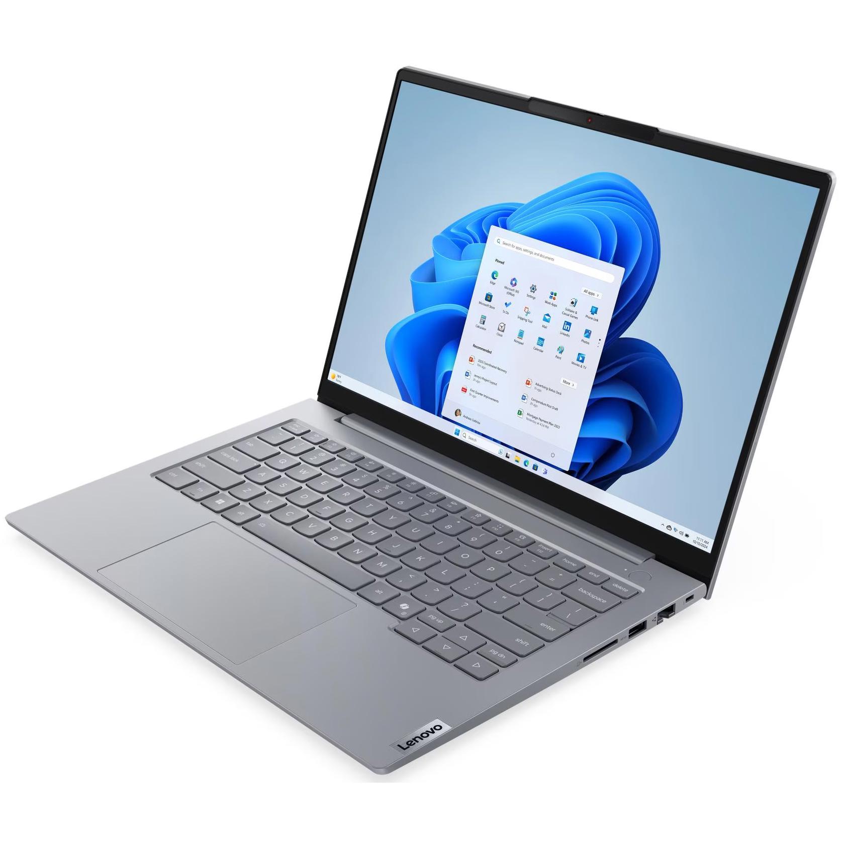 A large main feature product image of Lenovo ThinkBook 14 G9 (21UY) - 14" Core 5 210H, 16GB/512GB - Win 11 Pro Notebook