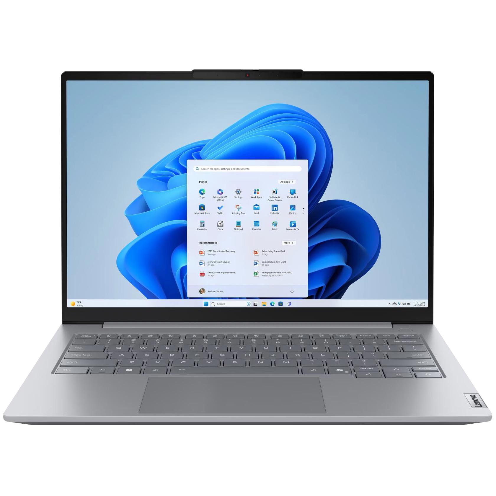 A large main feature product image of Lenovo ThinkBook 14 G9 (21UY) - 14" Core 5 210H, 16GB/512GB - Win 11 Pro Notebook
