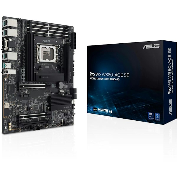 ASUS PRO WS W880-ACE SE LGA1851 ATX Desktop Motherboard